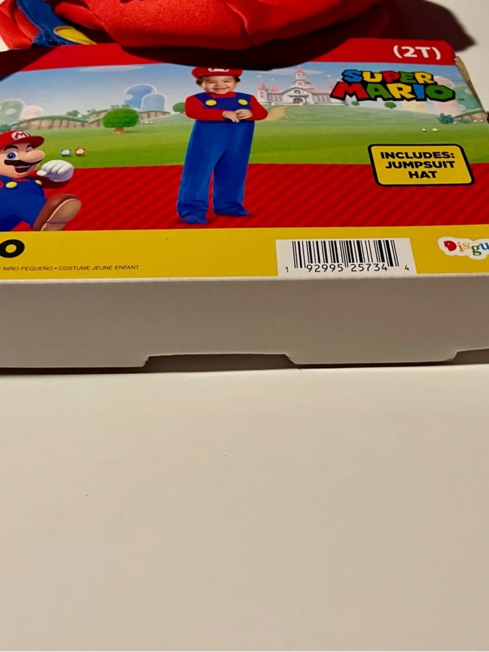 New Super Mario Bros Mario Halloween Costume Toddler Size 2T NWT Disguise - Picture 3 of 11